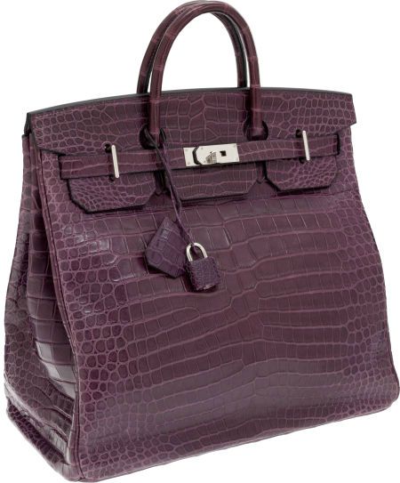 Lot - Burgundy Clemence Leather Hermes Bag