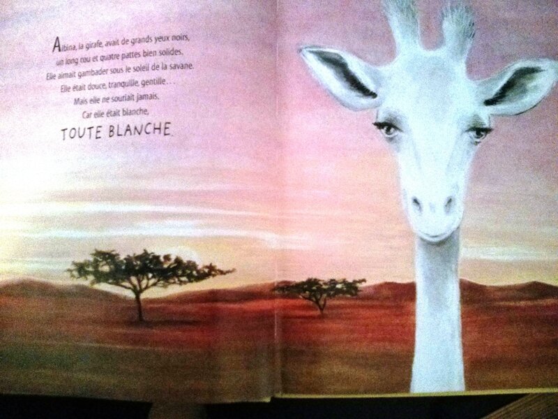 L'histoire de la girafe blanche 