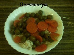 Mon tajine aux olives et aux carottes