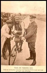 Lapize gagne le Tour 1910