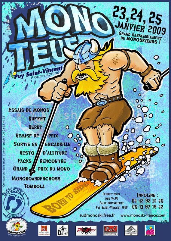 Monoteuf 2009, le 1er rassemblement de la saison, organisé par Sudmonoski