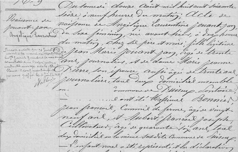1876 N Angélique à Puiseux Pontoise