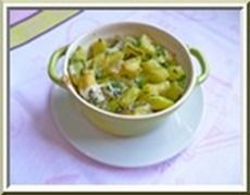 0280 - cocottes de courgettes à la fourme d'Ambert 0280 - cocottes de courgettes à la fourme d'Ambert