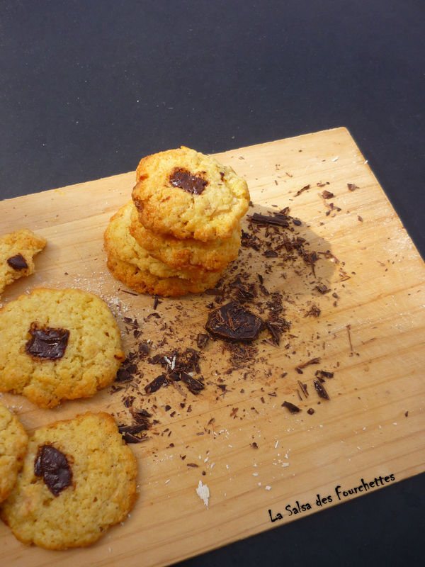 Cookies Chocolat Blanc Speculoos La Salsa Des Fourchettes