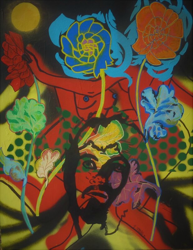 l'homme ,50x65cm