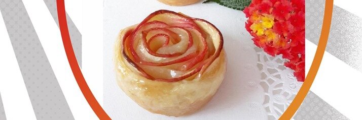 roses de pommes feuilletées1 roses de pommes feuilletées1