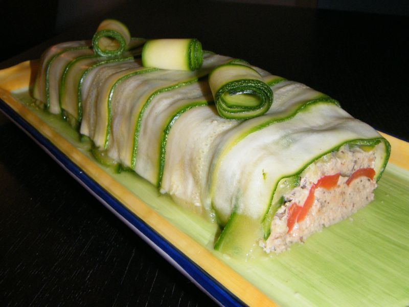 Terrine de courgettes et d'aubergines au fromage Quand super maman