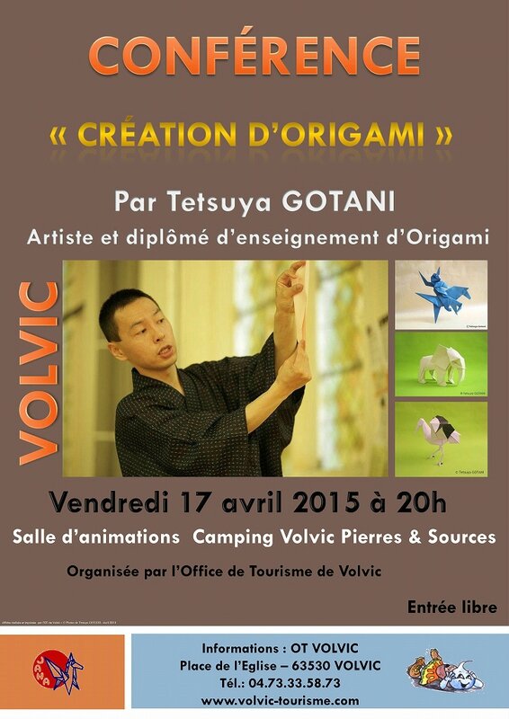 s-Conference Origami Tetsuya Gotani Volvic 2015