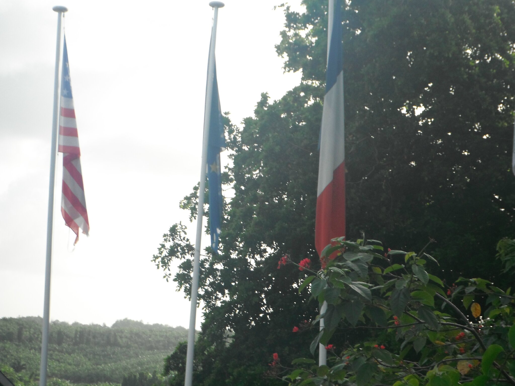 rencontre bush mitterrand martinique