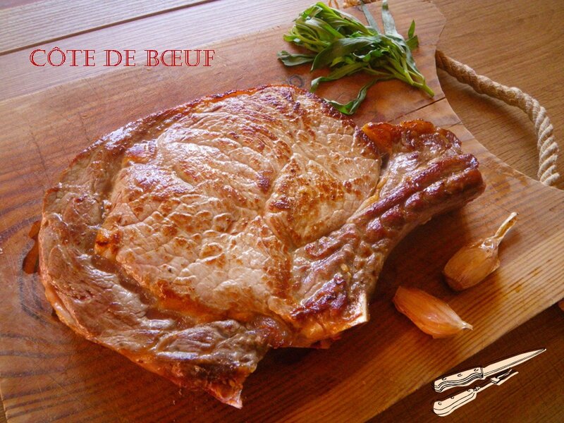 Cuisson parfaite d'une côte de boeuf à la poêle La ronde des délices