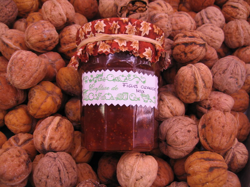 CONFITURE DE FIGUES, ORANGES & NOIX YZA Foodista