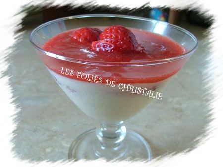 Panna-cotta vanille fraises 6