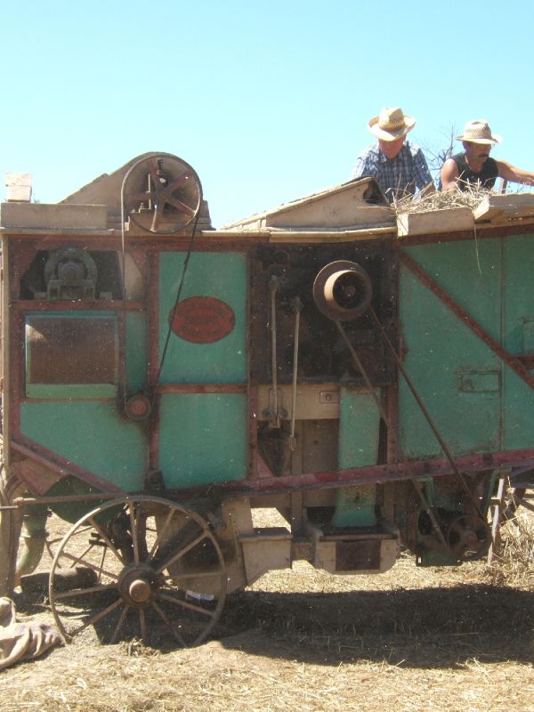 battage à l ancienne