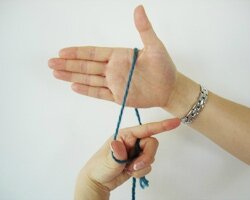 tricoter un snood avec les doigts