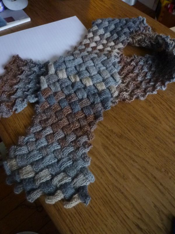 tricoter une echarpe originale