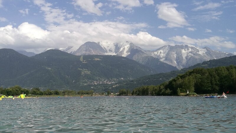 Sallanches, lac de Passy et Mont Blanc (74)