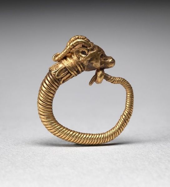 Earring With Rams Headearring With Rams Head Egyptian Gold Alain