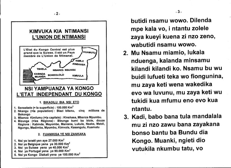 MFUMU MUANDA NSEMI WETI LUENGISA MAKESA MA BUNDU DIA KONGO MU NSAMU WA MANDALALA b