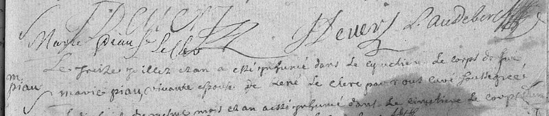 1720 - ARTINS (41-Loir et Cher) - 13 juillet PIAU Marie femme LECLERC René - Page 183-191