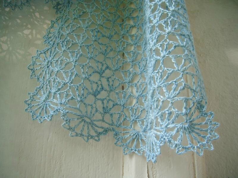 clochette bleu crochet étole 057
