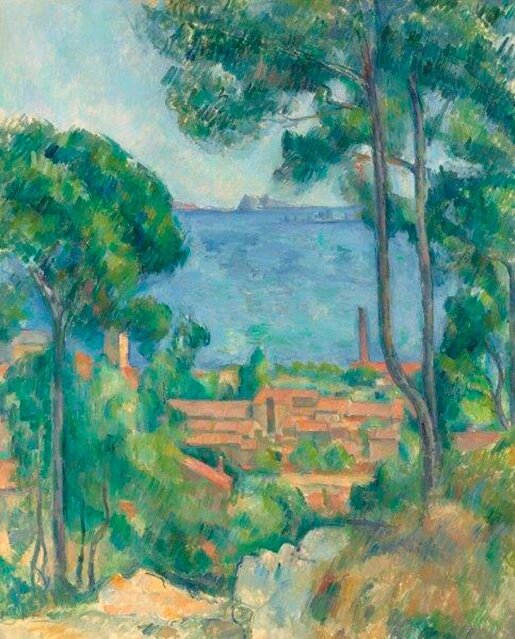 Paul Cézanne (1839 – 1906) Vue sur L’Estaque et le Château d’If