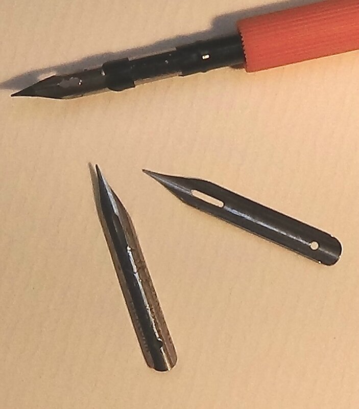 TUTO 60 1 ENCRE TECHNIQUE faire sa plume. Arts cool
