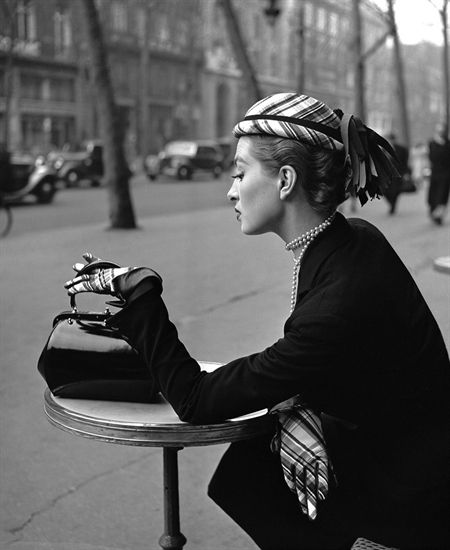 Suzy Parker wearing Christian Dior gown, 1951 - Alain.R.Truong