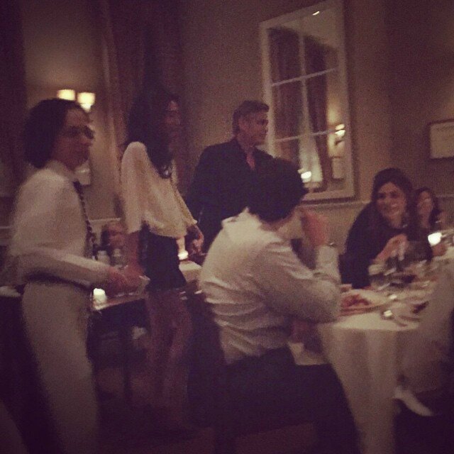 George Clooney and Amal having dinner in NY on 3 April 2015 103289566