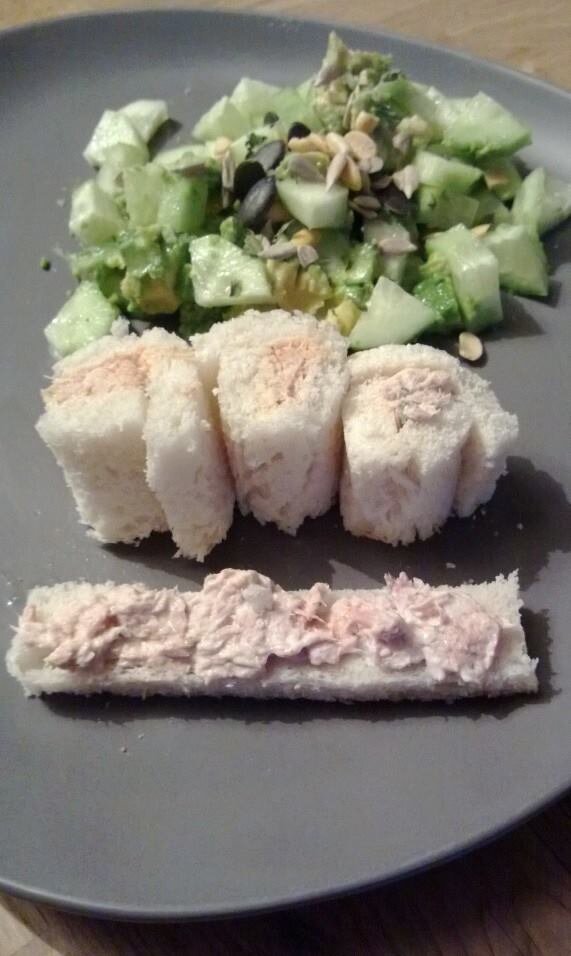 Maki pain de mie au thon et Saint Moret Diet' et tic