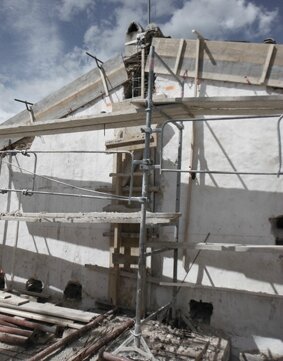 Toiture pendant travaux