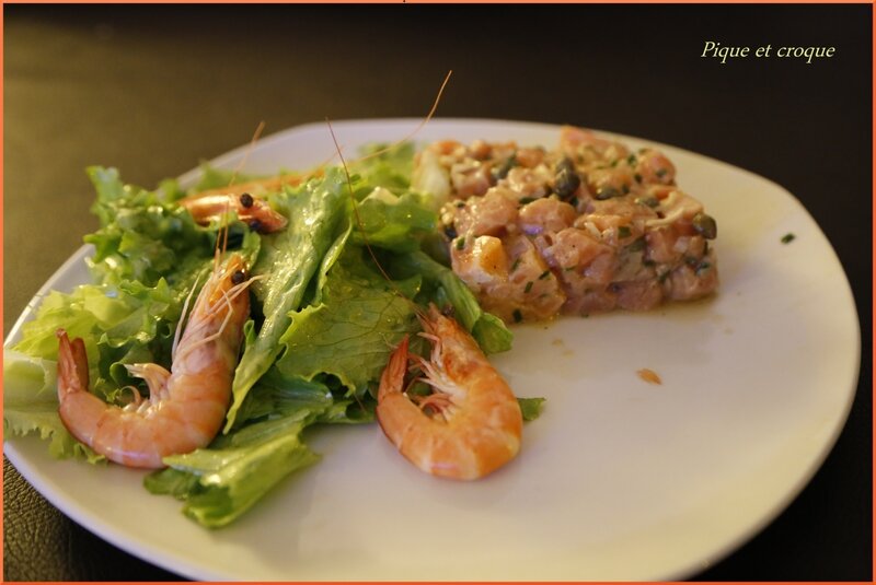 tartare saumon