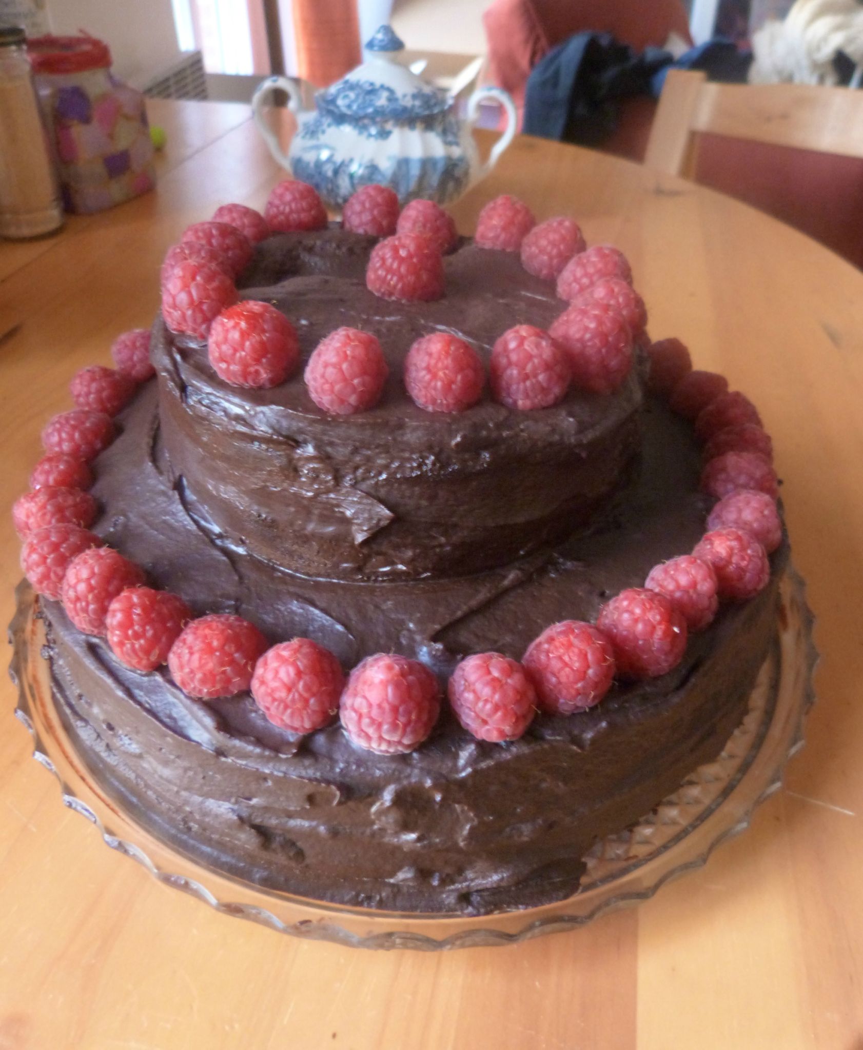 Layer Cake Version Moelleux Au Chocolat Framboises Vegan Layer Cake Version Moelleux Au Chocolat Framboises Vegan