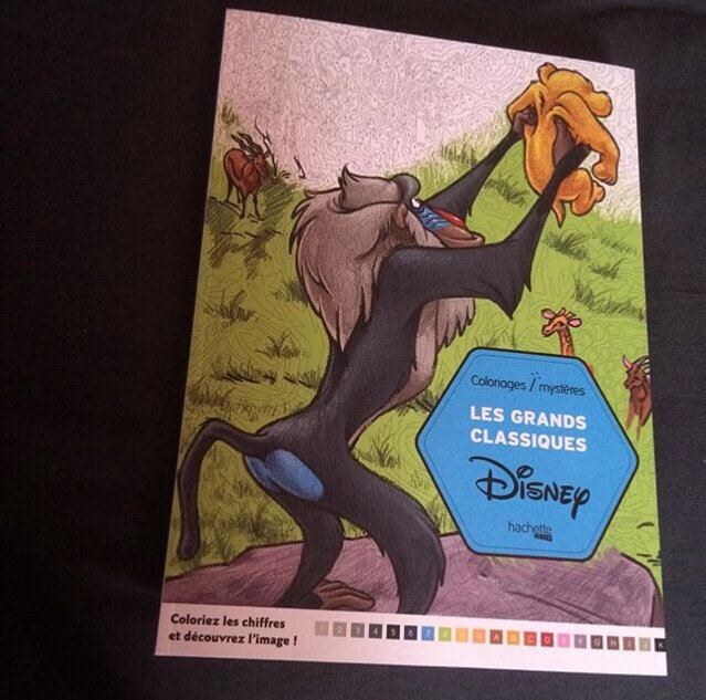J'ai testé le livre de coloriages mystères les grands classiques Disney.  - Blogueuse & Testeuse