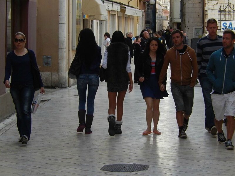 Les rues de Zadar pavées de marbre 28 avril 2013