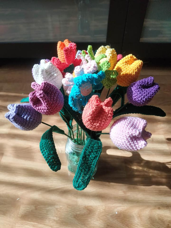 Tulipes L Atelier Crochet D Isa Pommeverte