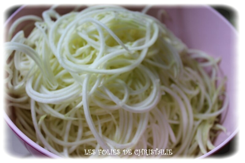 Spaghettis courgettes 2