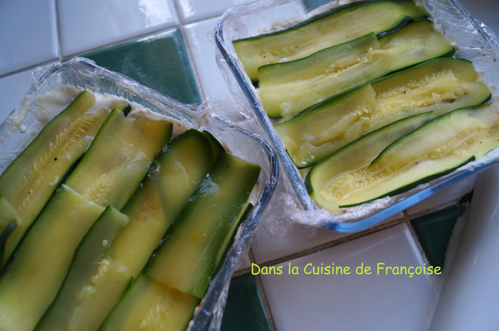 Terrine de Poivrons et Courgettes Dans la Cuisine de Françoise