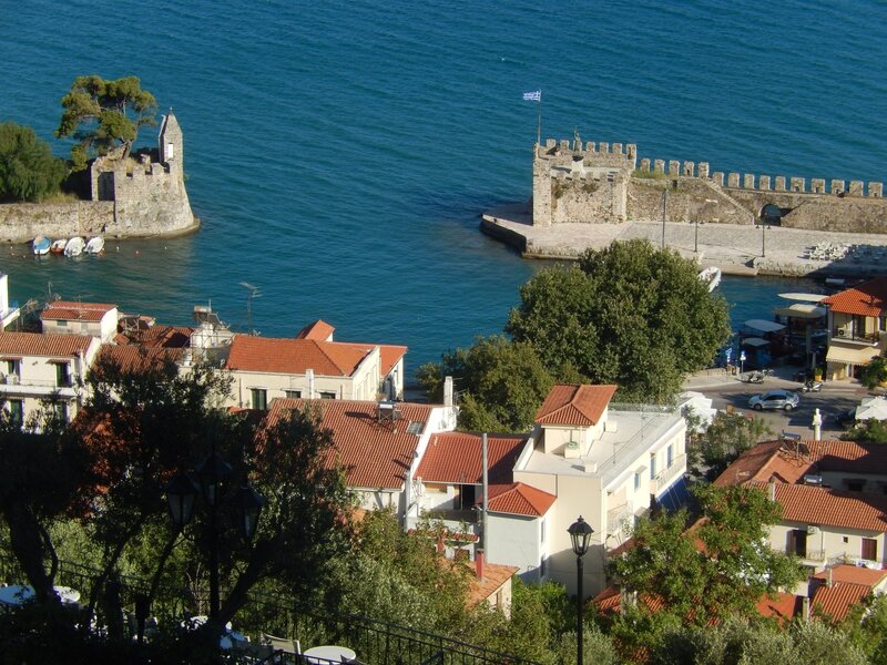 Le port de Navpaktos vu du château 020714