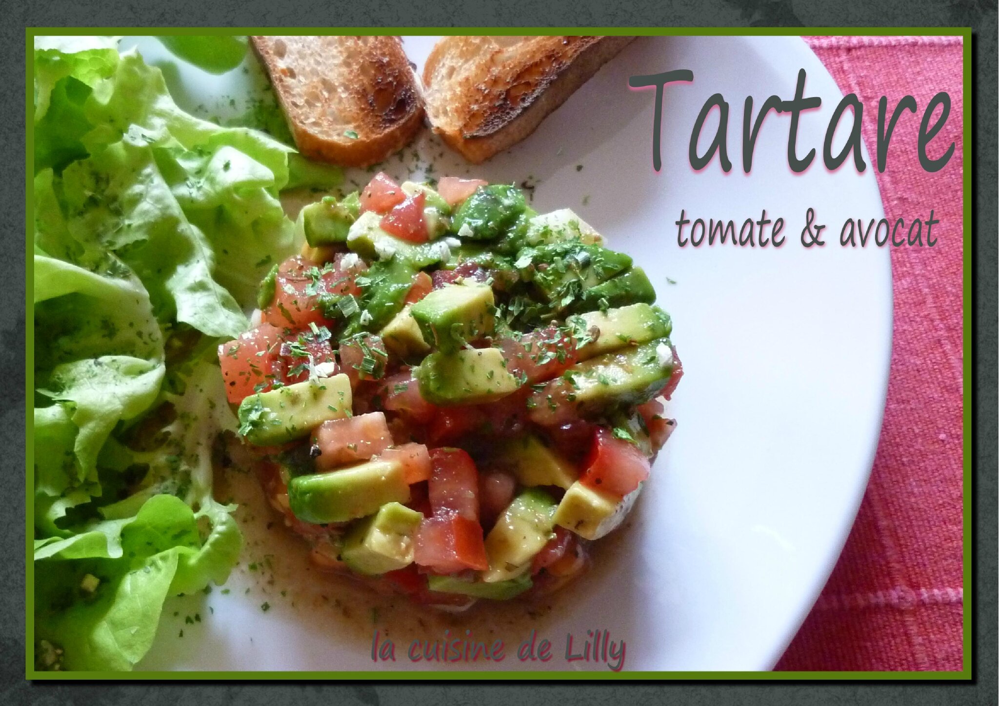 Tartare De Tomate Et Avocat La Cuisine De Lilly