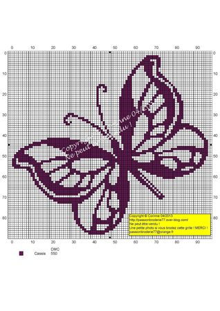Papillon contours violet copie
