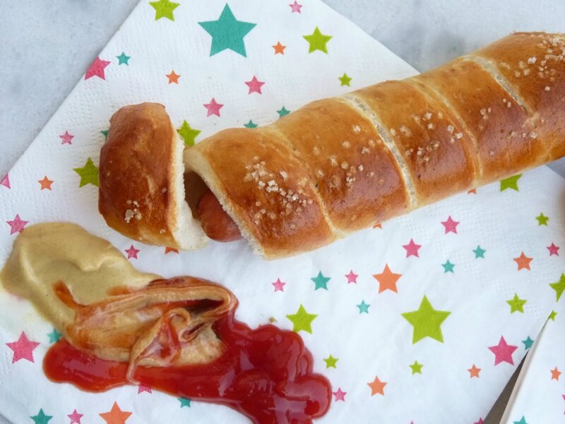 Pretzel dog