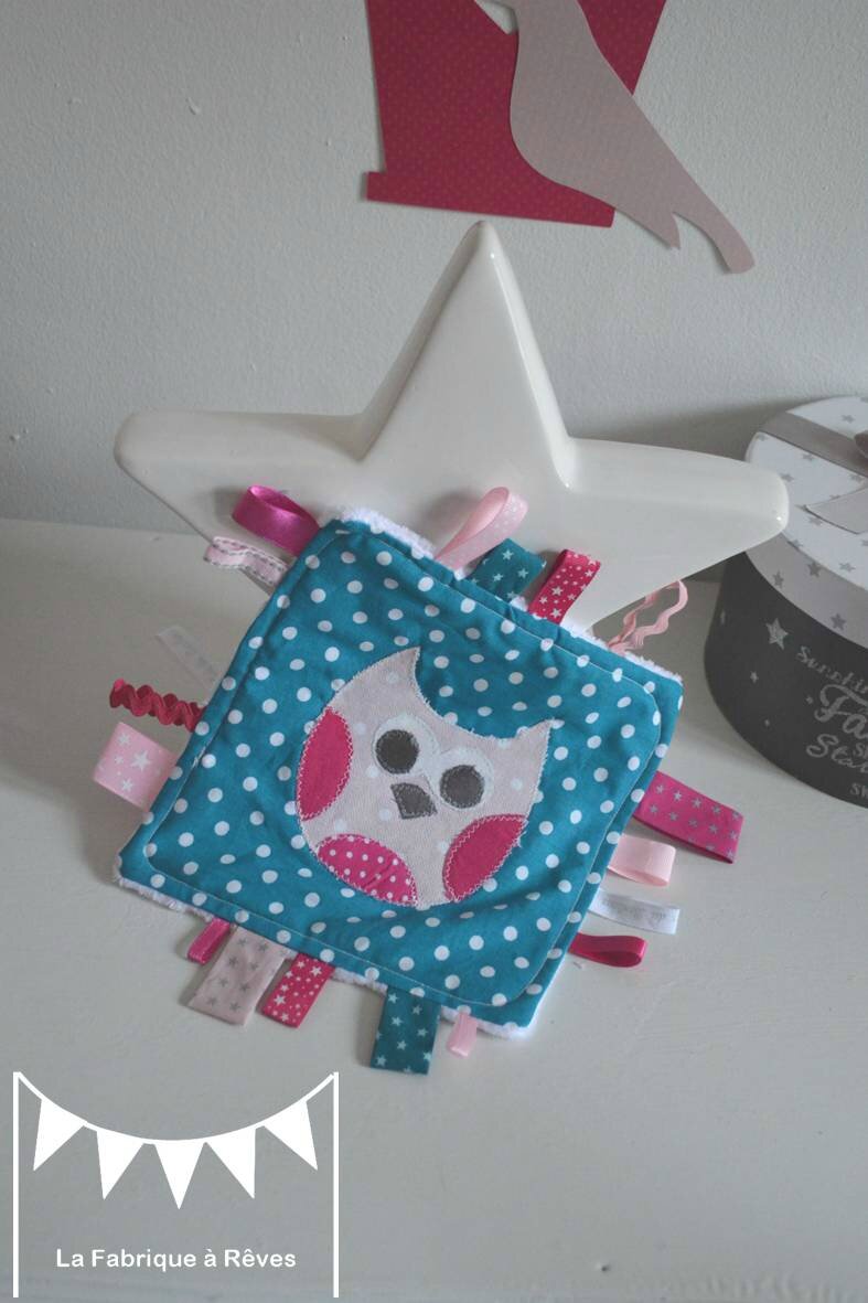 Décoration chambre bébé et linge de lit hibou chouette étoiles ...