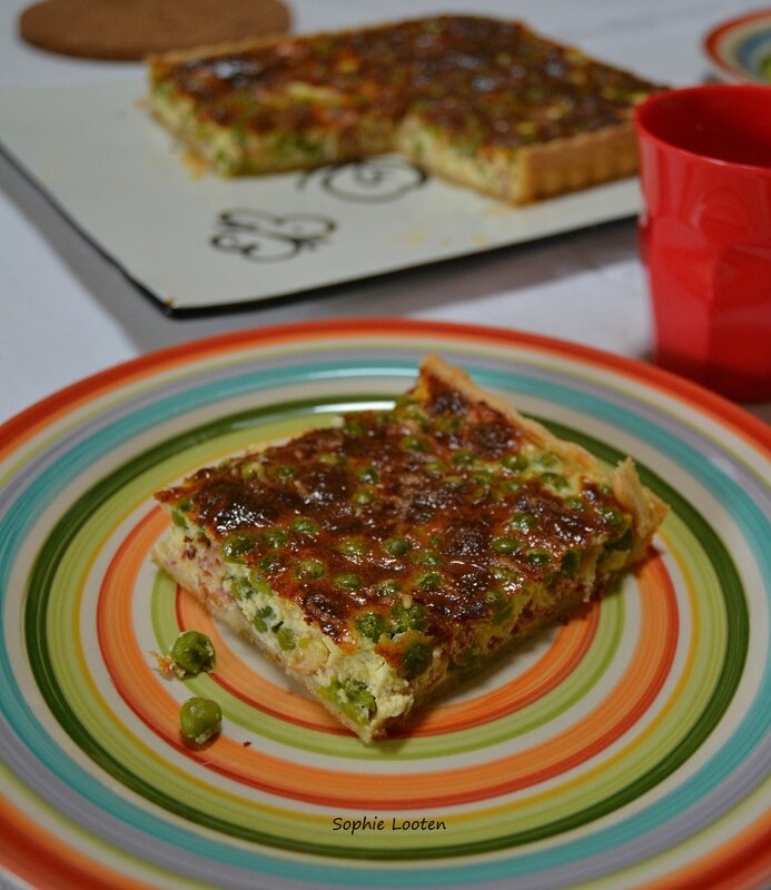 Tarte petits pois