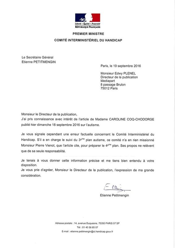 démenti comité interministériel