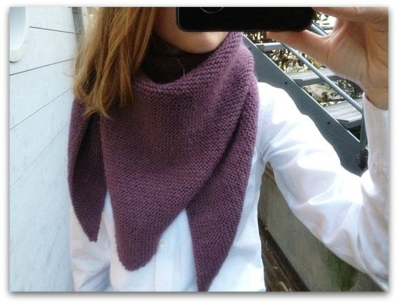 tricoter un trendy chale