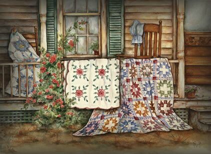 Grandma's Bible quilts by Paula Vaughan