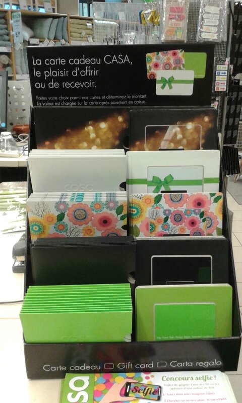 carte cadeau casa