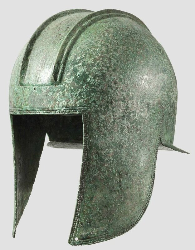 A Greek Illyrian helmet, 5th - early 4th century B