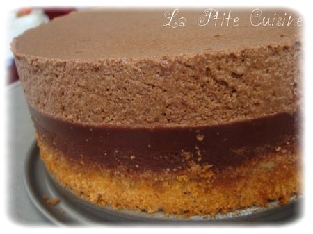 Gâteau Noisette,Choco,Framboise