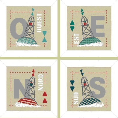 Les points cardinaux - A010